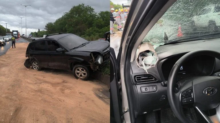acidente na BR-101 na Serra
