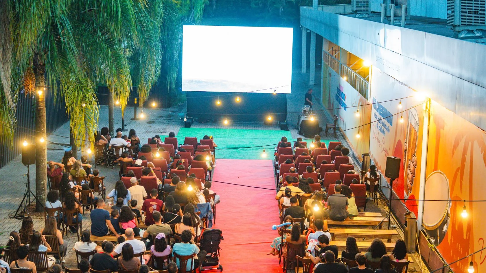 cinema gratuito na Serra