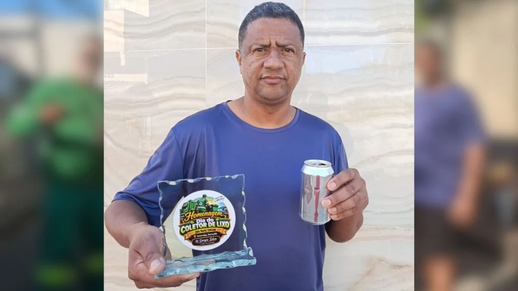 coletores de lixo na Serra