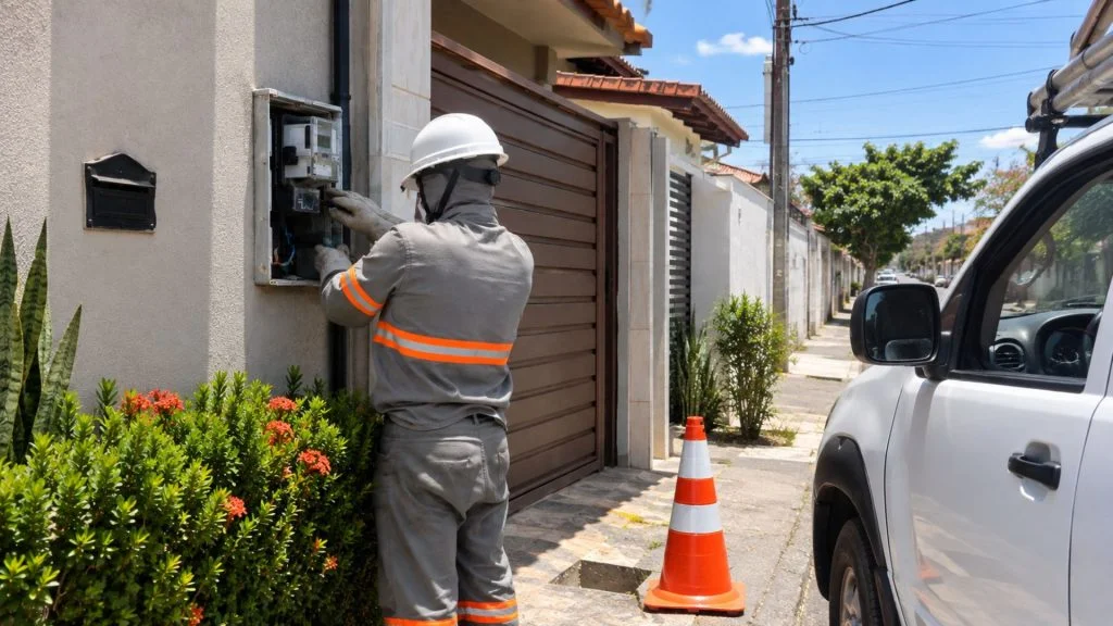 Corte de energia elétrica Conta de luz