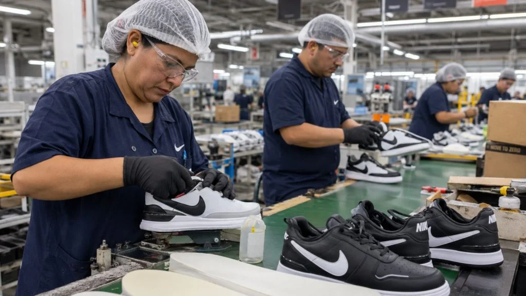 Fábrica da Nike Adidas e Fila Calçados