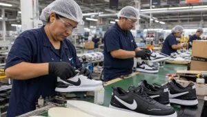 Fábrica da Nike e Adidas