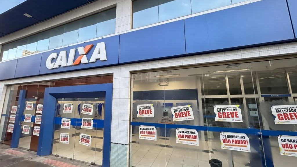 Greve nos bancos Agências bancárias