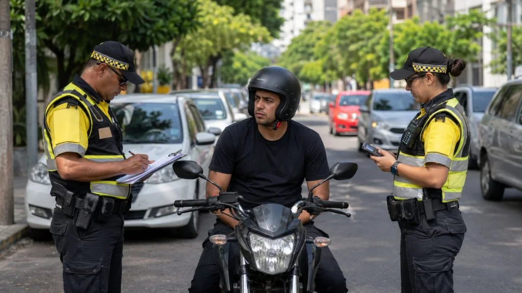 Motociclista Fone de ouvido