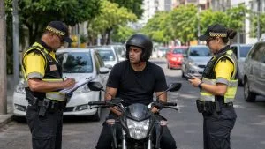 Motociclista Fone de ouvido