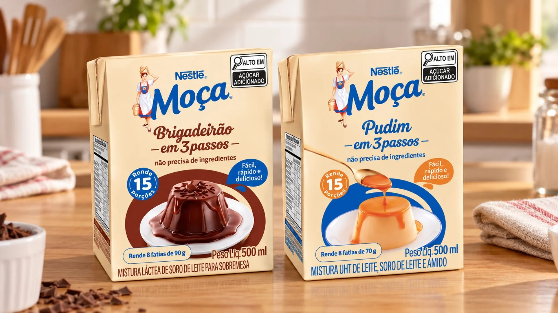 Nestlé lança linha de sobremesas