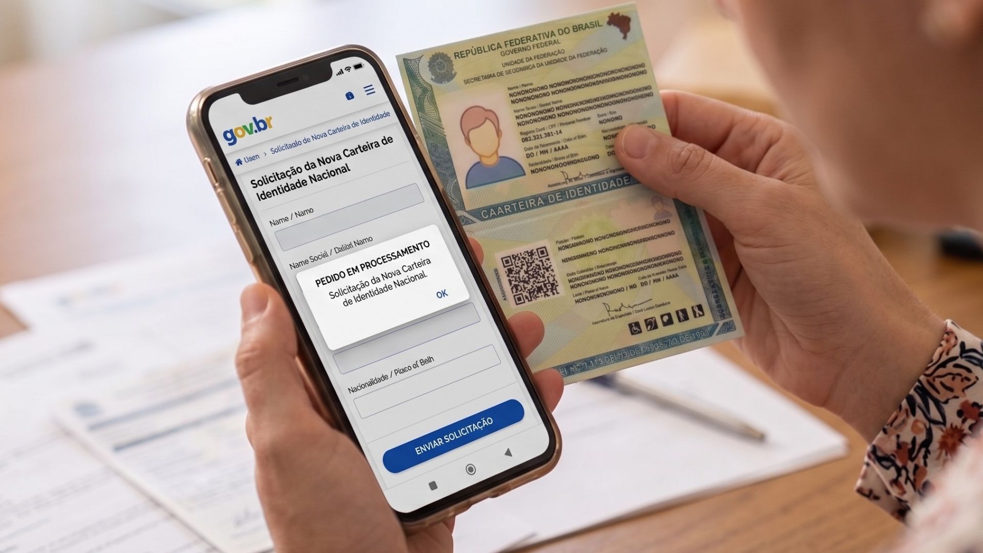Nova carteira de identidade