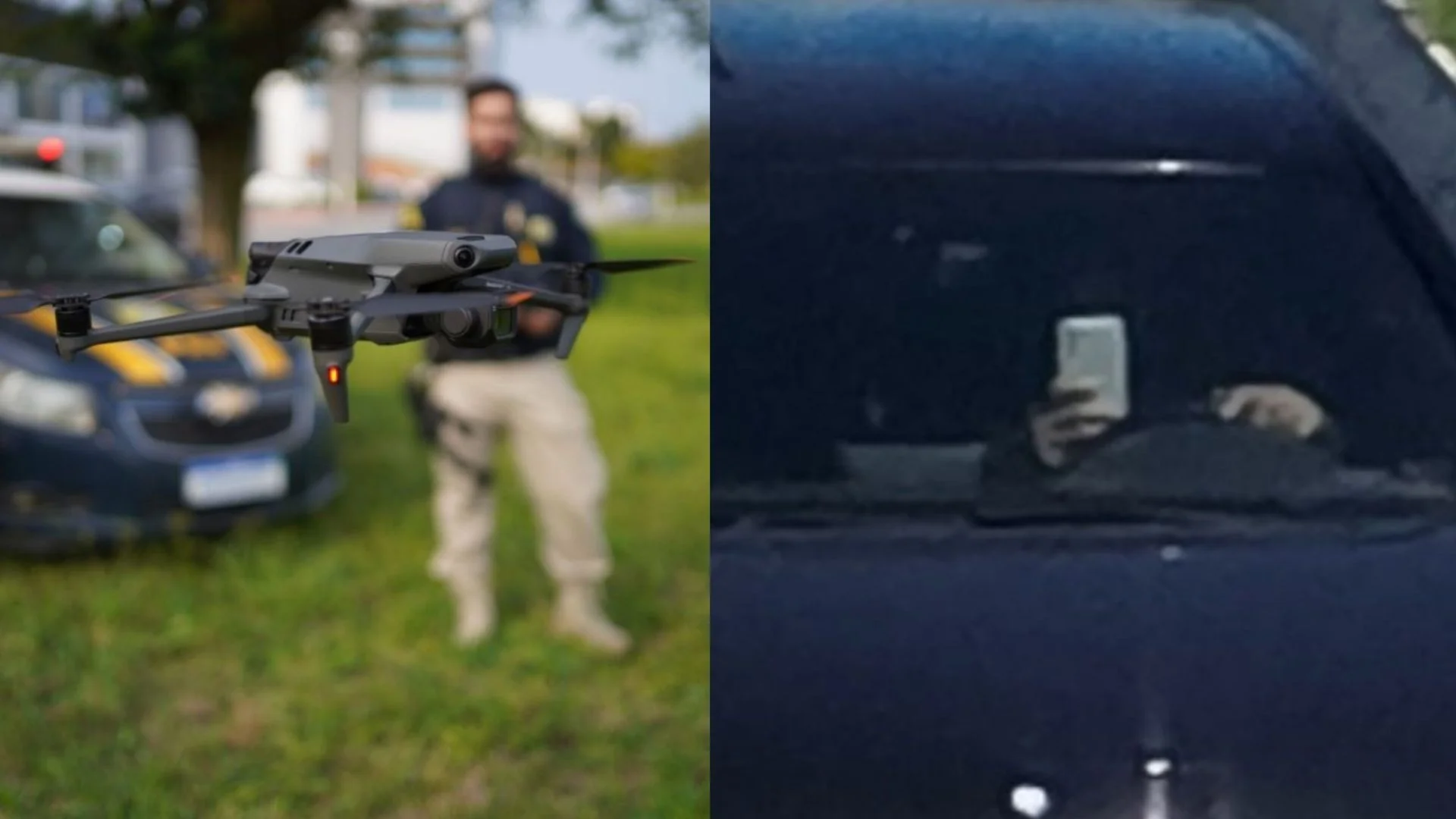 Polícia Rodoviária Federal PRF Drones Motoristas