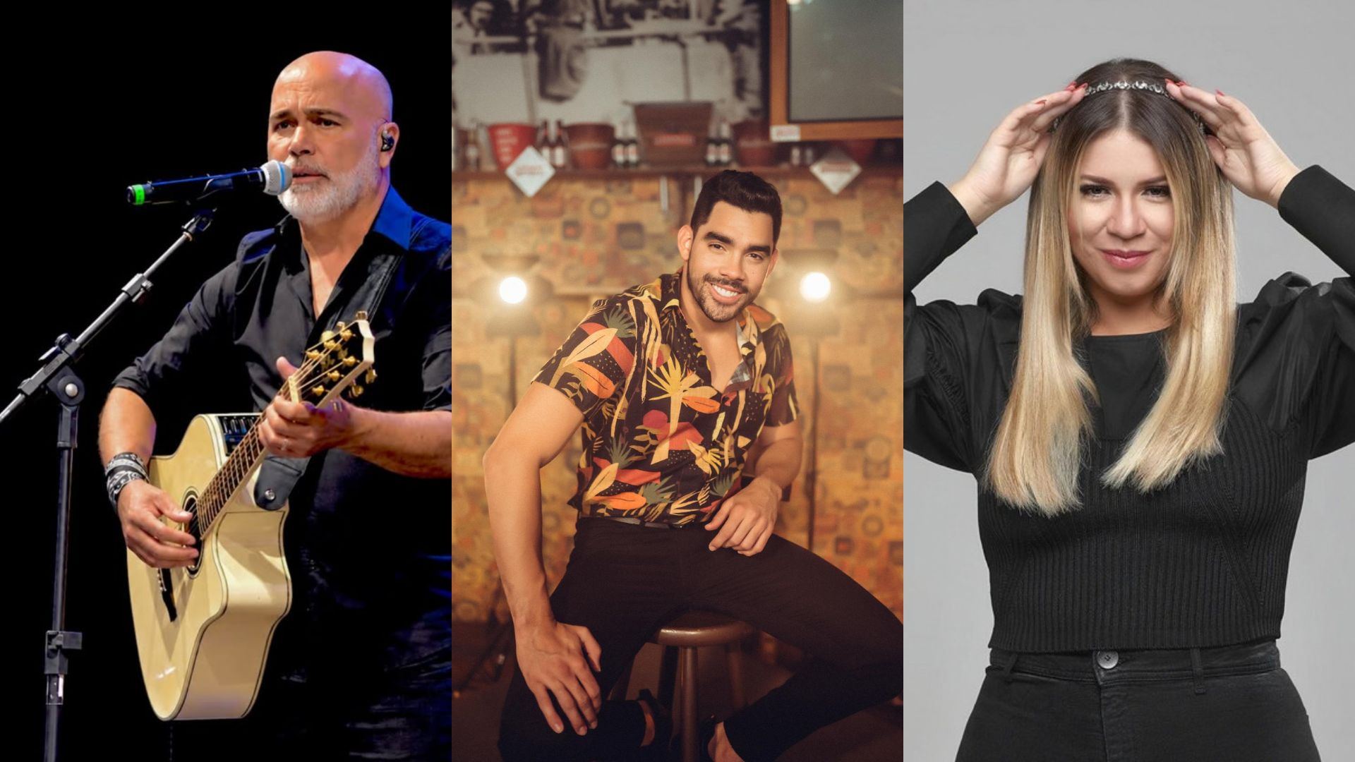 Rick, Gabriel Diniz e Marília Mendonça