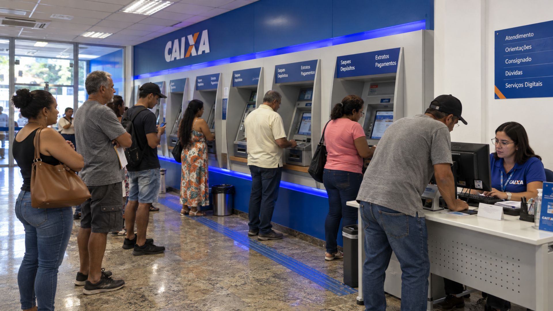 Caixa Auxílio extra