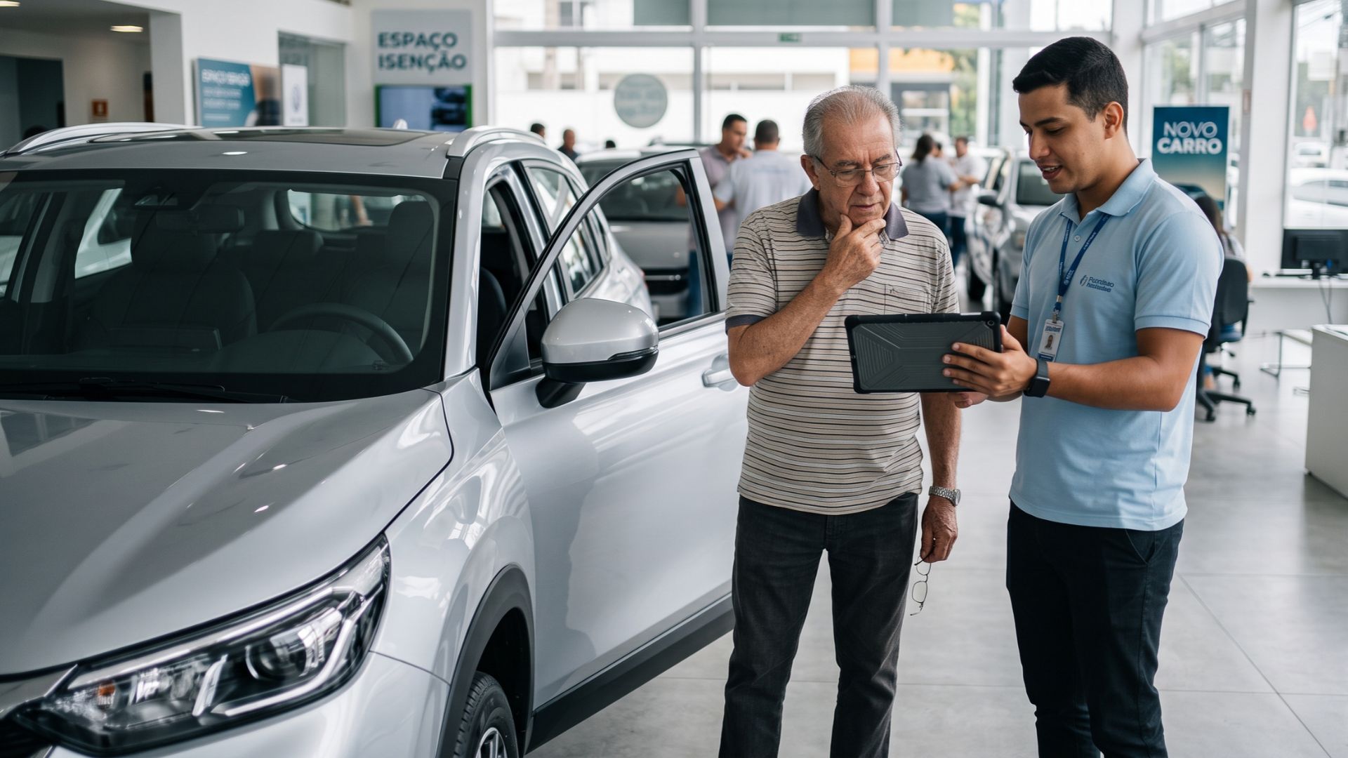 Carro novo com isenção de imposto