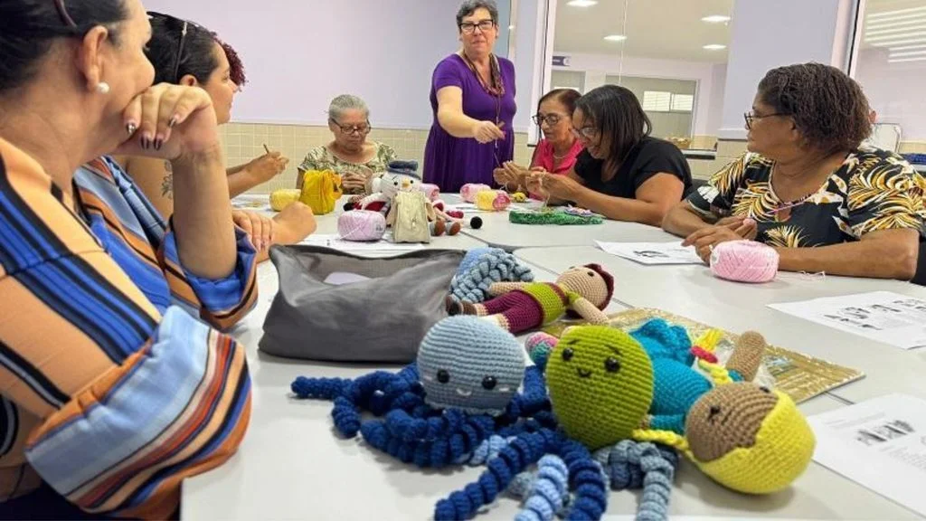 curso de amigurumi na Serra