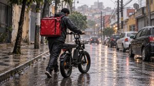Entregador Bicicleta elétrica