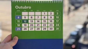 Feriado Outubro Folga prolongada