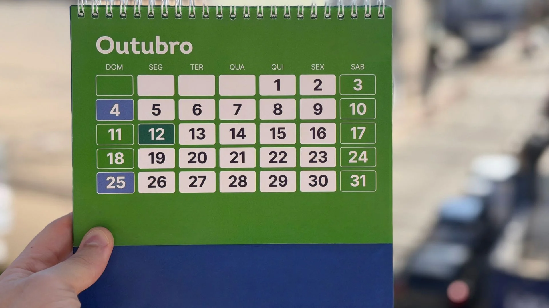 Feriado Outubro Folga prolongada