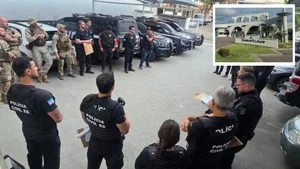 golpe em condomínio de luxo da Serra