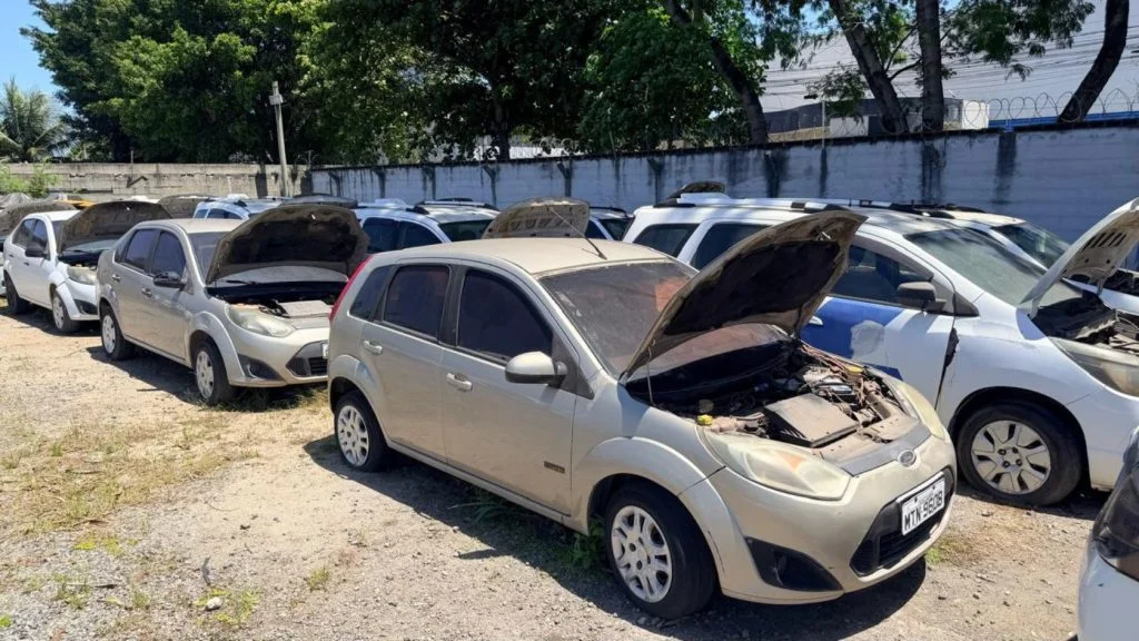 leilão de carros da Polícia Militar