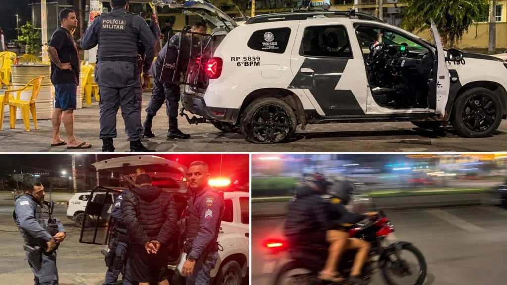 perseguição policial em Laranjeiras