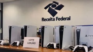 PlayStation Leilão Receita Federal