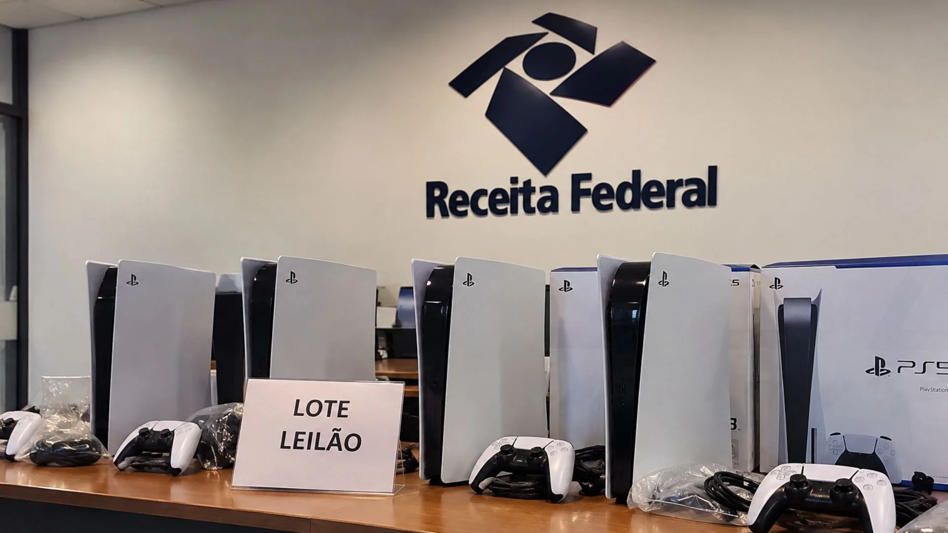 PlayStation Leilão Receita Federal