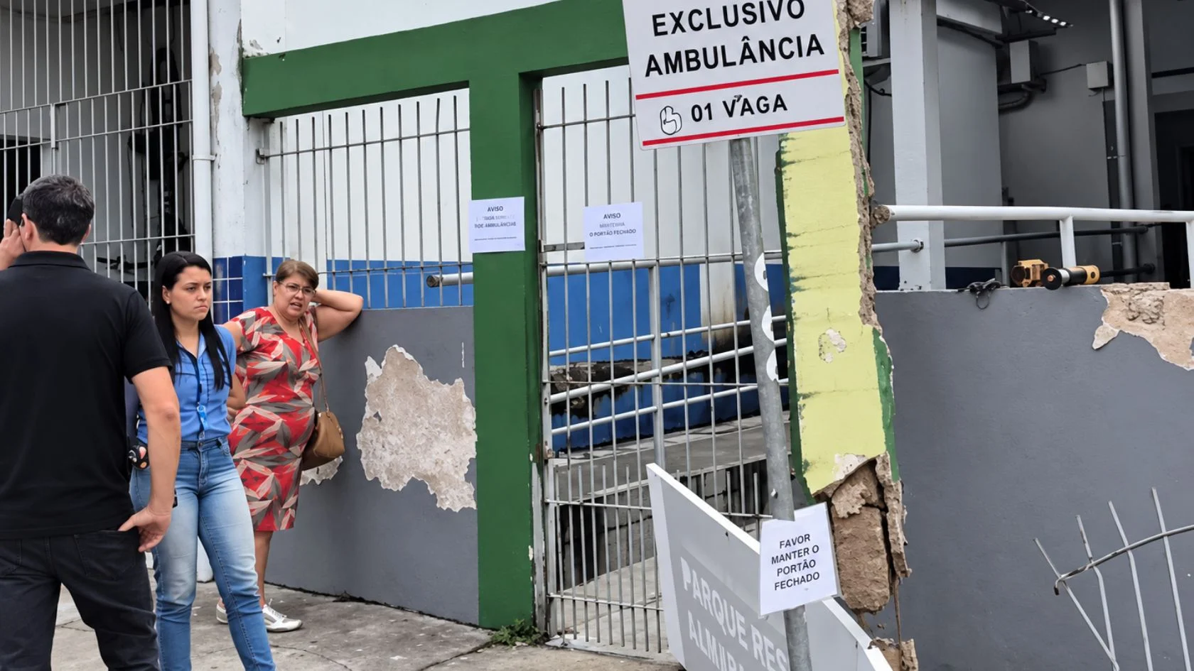 Posto de saúde interditado na Serra