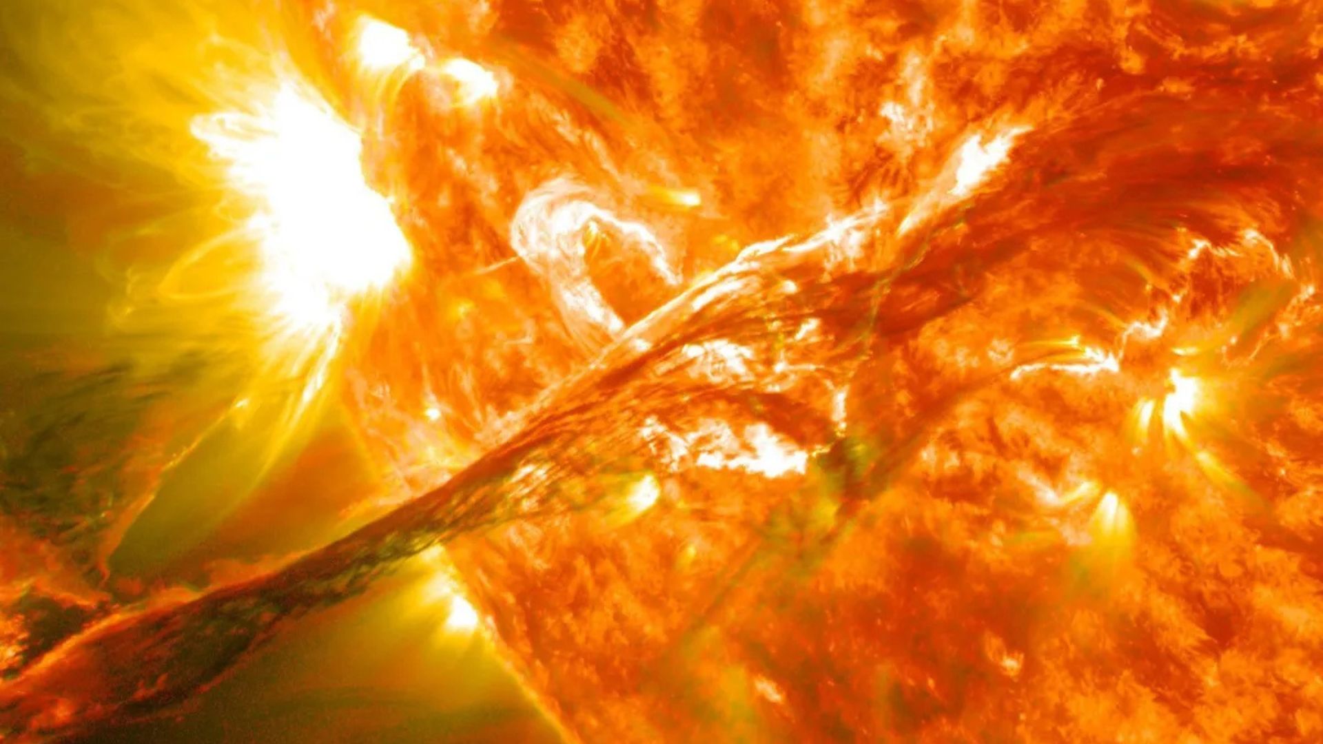 Tempestade solar Sol