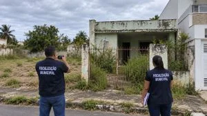 Terrenos abandonados e casas vazias