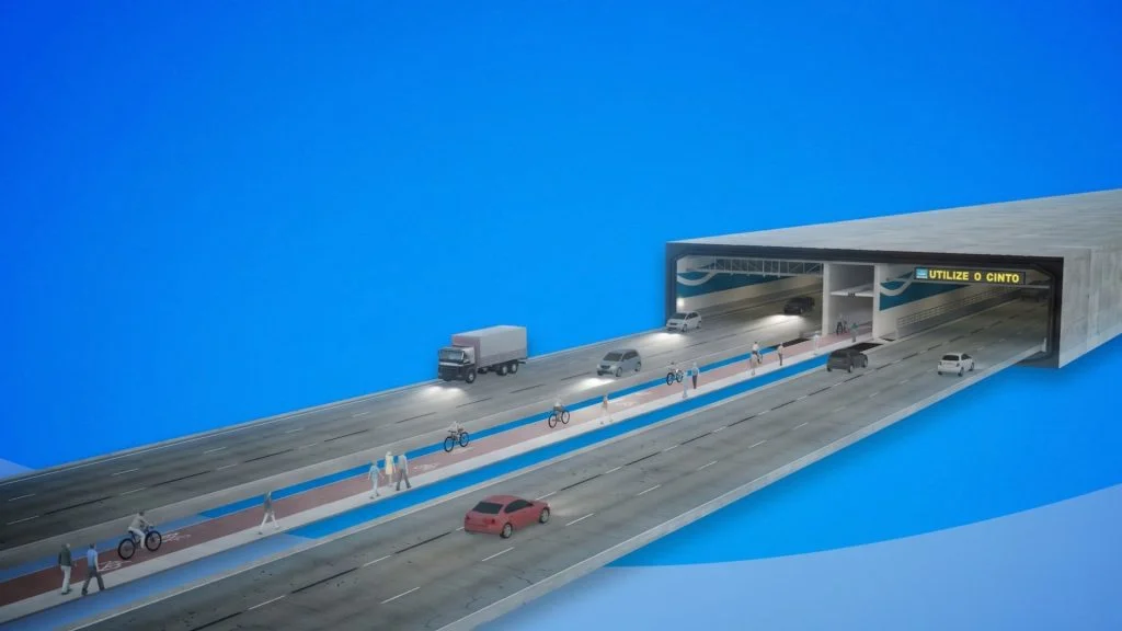 Túnel obra bilionária