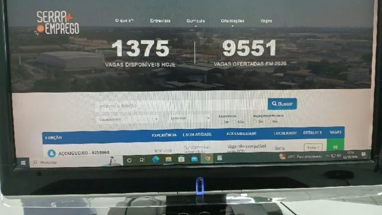 vagas de emprego na Serra