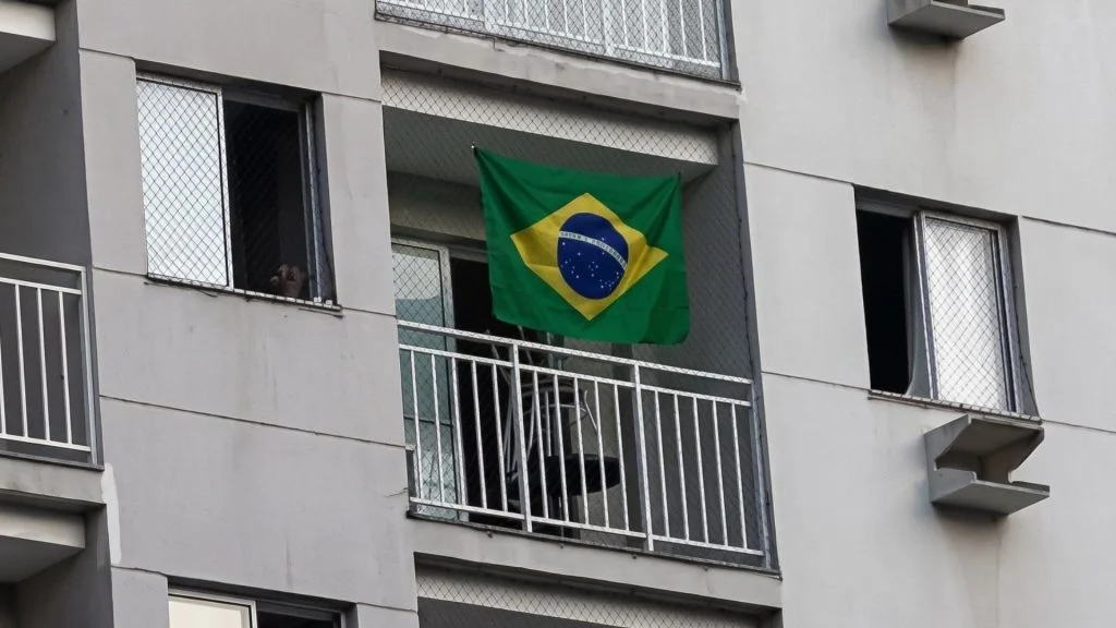 Varanda Bandeira do Brasil Condomínio